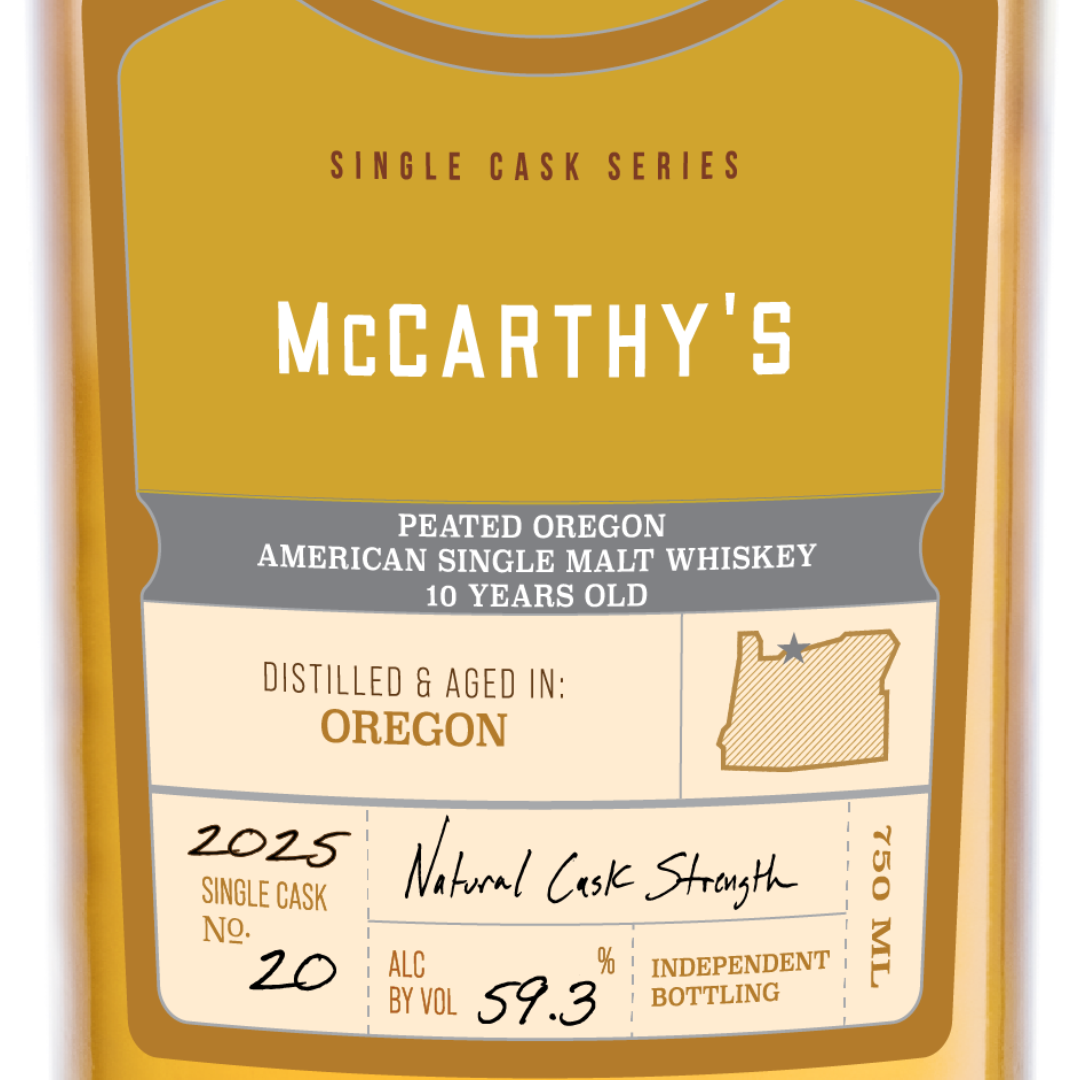 McCarthy’s Peated Oregon Single Malt 10 Years Old