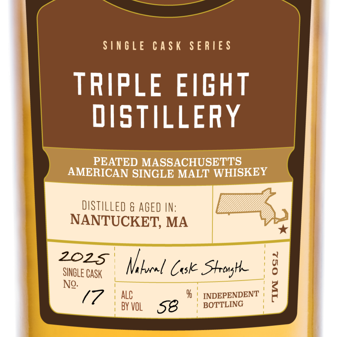 Triple Eight Peated Massachusetts Single Malt
