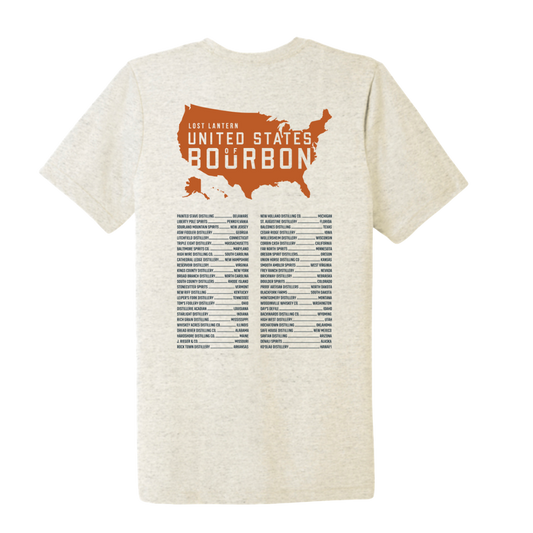 United States of Bourbon Short Sleeve T-shirt