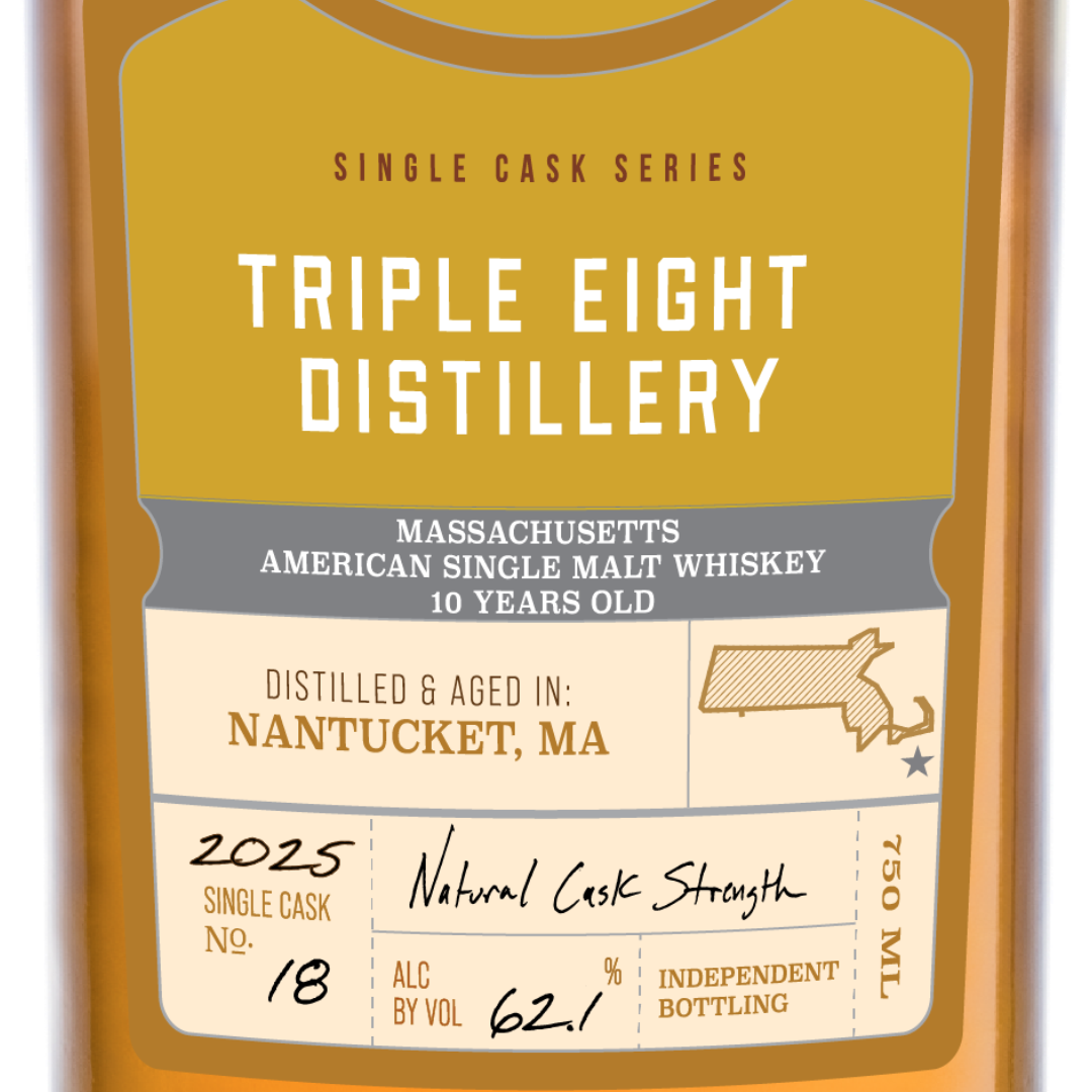 Triple Eight Massachusetts Single Malt 10 Years Old