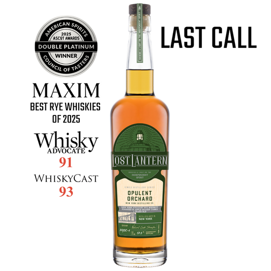 Opulent Orchard New York Distilling Co. Apple Brandy Finished Straight Rye Whiskey